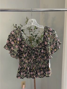 Alter’d state Floral Ruffle Top